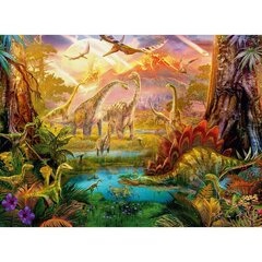 Puzle Ravensburger Dinozauru zeme, 500 d. cena un informācija | Puzles, 3D puzles | 220.lv