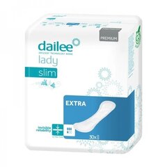 Uroloģiskie ieliktņi Dailee Lady Premium Extra, 30gab. cena un informācija | Autiņbiksītes, higiēniskās paketes, vienreizlietojamie paladziņi pieaugušajiem | 220.lv