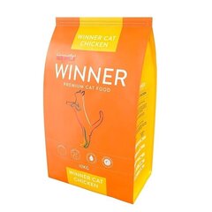 Winner ar vistu, 10 kg cena un informācija | Sausā barība kaķiem | 220.lv