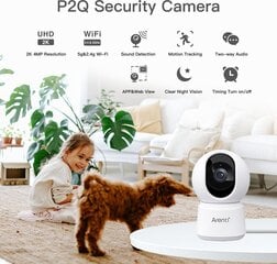 Камера видеонаблюдения Arenti P2Q 4MP UHD Pan-Tilt WiFi для использования в помещении цена и информация | Камеры видеонаблюдения | 220.lv