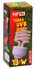 Terra UVB лампа Happet 5.0/13W цена и информация | Товары для экзотических животных | 220.lv