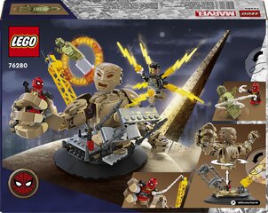 76280 LEGO® Marvel Человек-паук против Песочного человека: финальная битва цена и информация | Конструкторы и кубики | 220.lv