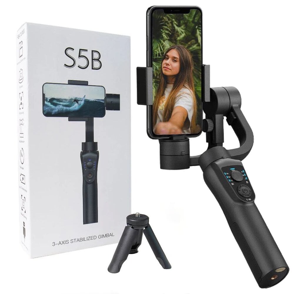 Gimbal 3 asu stabilizators telefonam LIVMAN S5B cena un informācija | Selfie Sticks | 220.lv