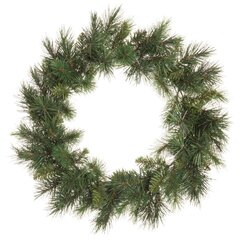 Рождественский венок Зеленый PVC 50 x 50 cm цена и информация | Искусственные елки | 220.lv