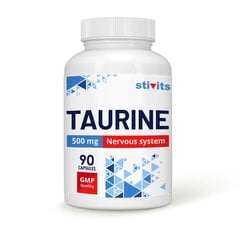 Uztura bagātinātājs Stivits Taurīna 500mg vegānu, N90 cena un informācija | Vitamīni, preparāti, uztura bagātinātāji imunitātei | 220.lv
