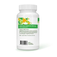 Uztura bagātinātājs Stivits Garcinia Cambogia 500 mg vegānu, N90 cena un informācija | Vitamīni, preparāti, uztura bagātinātāji imunitātei | 220.lv