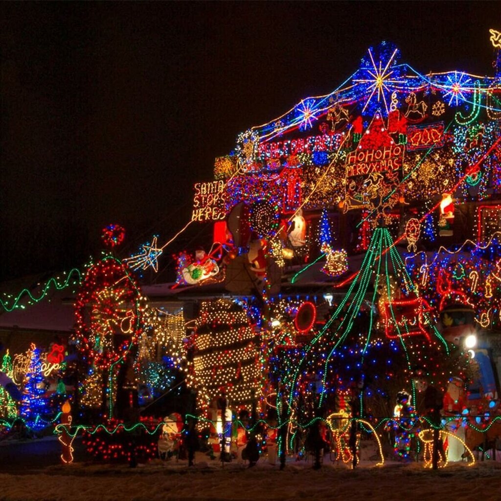 Gaismas sloksnes Silta gaisma LED Ziemassvētki 1,5 m цена и информация | Ziemassvētku lampiņas, LED virtenes | 220.lv