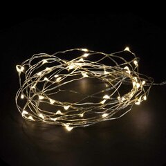 Gaismas virtene Silta gaisma LED 4,9 m cena un informācija | Ziemassvētku lampiņas, LED virtenes | 220.lv