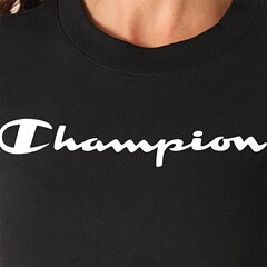 Женская футболка Champion 113384-KK001-XXL, черная цена и информация | Футболка женская | 220.lv
