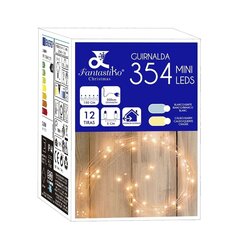 Gaismas sloksnes LED Daudzkrāsains 6 W Ziemassvētki 6,5 m cena un informācija | Ziemassvētku lampiņas, LED virtenes | 220.lv