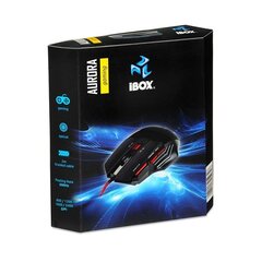 Pele I-BOX AURORA GAMING PRZEWODOWA, USB цена и информация | Мыши | 220.lv