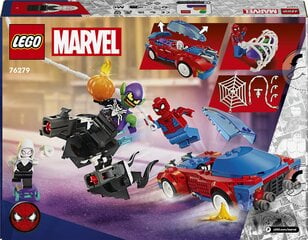 76279 LEGO® Marvel: Гоночная машина Человека-паука и Зеленый гоблин Веном цена и информация | Конструкторы | 220.lv