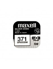 Maxell 371/370/SR 920 SW/G6 10 gab. cena un informācija | Baterijas | 220.lv