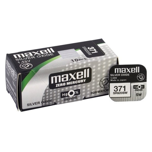 Maxell 371/370/SR 920 SW/G6 10 gab. цена и информация | Baterijas | 220.lv