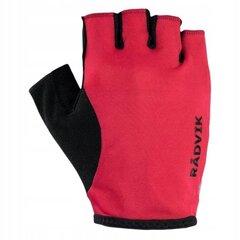 Велосипедные перчатки Radvik Lear, S, серые/красные цена и информация | Велосипедные перчатки | 220.lv