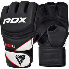 Боксерские тренировочные перчатки RDX MMA F12, черные цена и информация | Боевые искусства | 220.lv