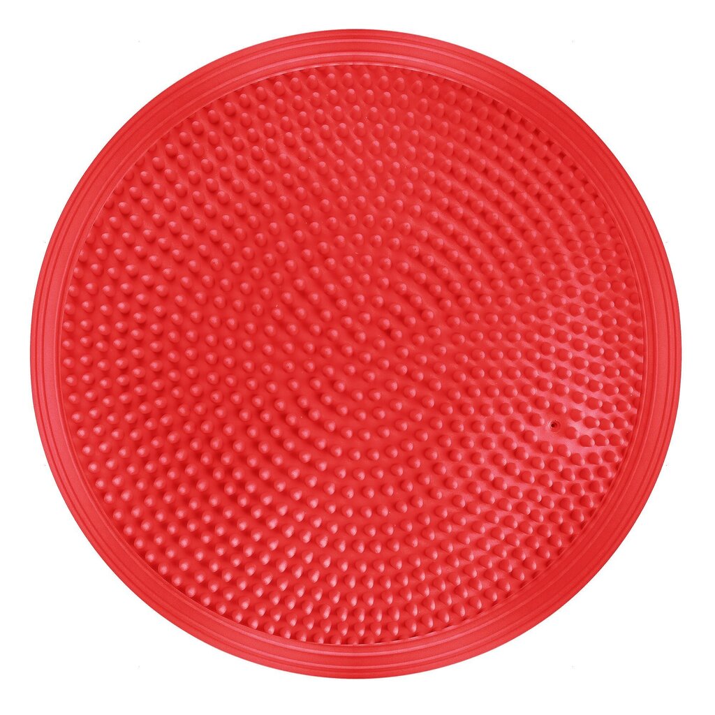 Līdzsvara disks Springos Pro, ar sūkni, sarkans cena un informācija | Balansa dēļi un spilveni | 220.lv