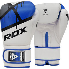 Боксерские перчатки для тренировок RDX Hook & Loop, белые цена и информация | Боевые искусства | 220.lv