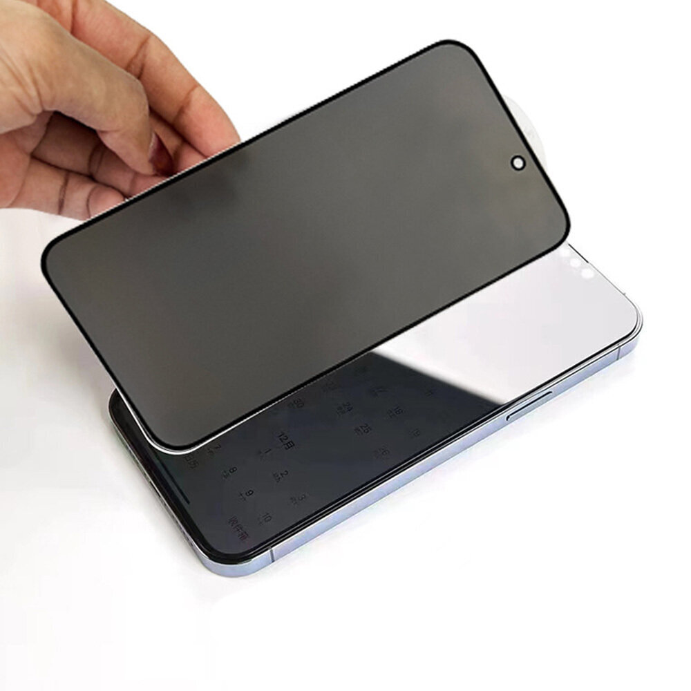 Privacy Glass - iPhone 15 Pro цена и информация | Ekrāna aizsargstikli | 220.lv