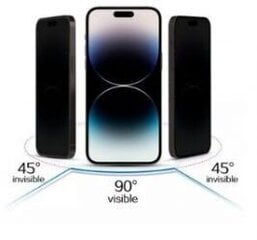 Privacy Glass - iPhone 15 Pro Max cena un informācija | Ekrāna aizsargstikli | 220.lv