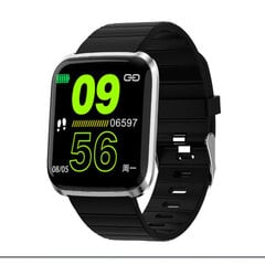 Умные часы ID116 PRO, черные цена и информация | Смарт-часы (smartwatch) | 220.lv