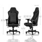 Noblechairs HERO ergonomisks krēsls (melns/balts) cena un informācija | Biroja krēsli | 220.lv