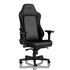 Рабочее кресло Noblechairs Hero, чёрное цена и информация | Офисные кресла | 220.lv