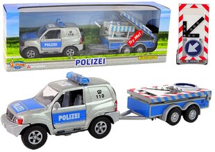 Policijas auto ar piederumiem Lean Toys HXCL009 cena un informācija | Rotaļlietas zēniem | 220.lv