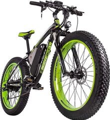 Elektriskais velosipēds Rich Bit Top-022, 26", zaļš цена и информация | Электровелосипеды | 220.lv