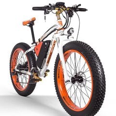 Elektriskais velosipēds Rich Bit Top-022, 26", balts cena un informācija | Elektrovelosipēdi | 220.lv