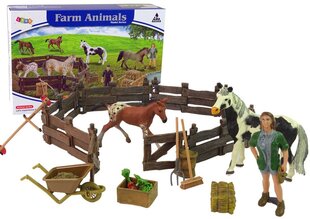 Набор фермерских фигурок для сборки деревянных фермерских лошадей цена и информация | Игрушки для девочек | 220.lv