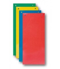 Вкладки для документов SMLT, 11x23,5 см, картон, синий (100) цена и информация | Канцелярия | 220.lv