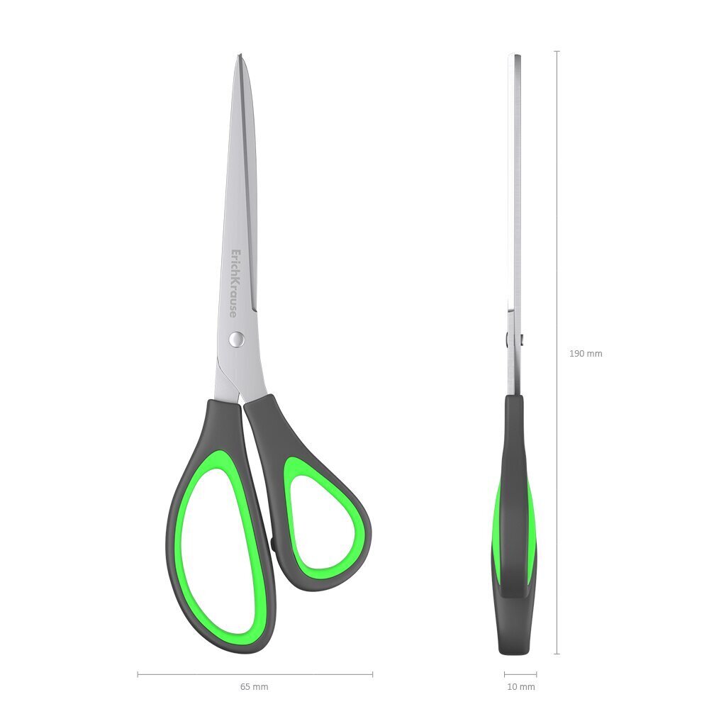 Šķēres Easy Cut+ Ergo ErichKrause, 19 cm cena un informācija | Kancelejas preces | 220.lv