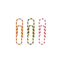 Клипсы ZEBRA, ErichKrause, длина 28мм, 100 шт., покрытые двухцветным пластиком, разные исп. цена и информация | Канцелярия | 220.lv