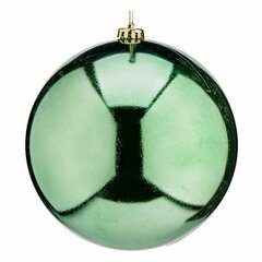 Ziemassvētku bumbiņu komplekts zaļš PVC (12 gb.) cena un informācija | Eglīšu rotājumi | 220.lv