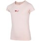 T-krekls meitenēm 4F HJZ22 JTSD005, rozā cena un informācija | Krekli, bodiji, blūzes meitenēm | 220.lv