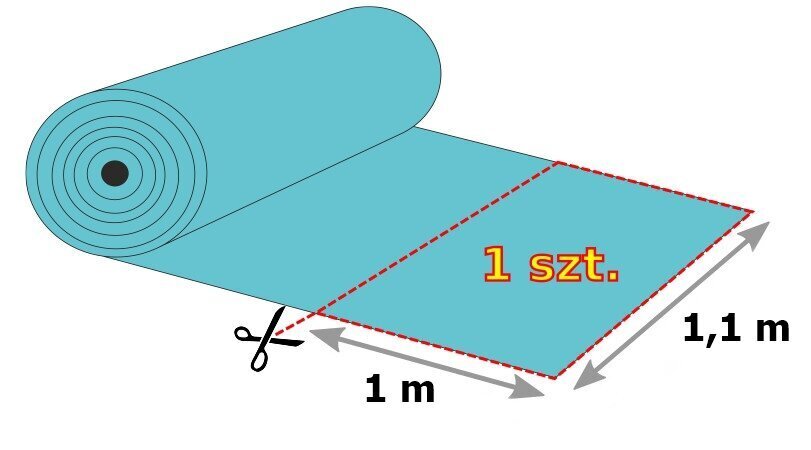 Agrotekstila audums nezālēm 1,1x1 m cena un informācija | Dārza instrumenti | 220.lv