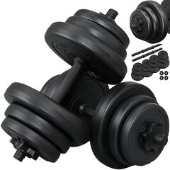 Titan 2x10kg treniņu hanteles цена и информация | Гантели, гири, штанги | 220.lv