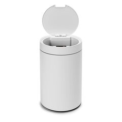 Автоматическая корзина для мусора JUNK белая цена и информация | Мусорные баки | 220.lv
