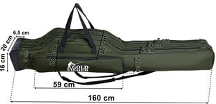 Чехол для удочки 160 см цена и информация | Рыболовные ящики, чехлы и рюкзаки | 220.lv