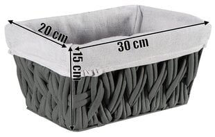 Плетеная сумка TIANA 30x20x15 см цена и информация | Ящики для вещей | 220.lv