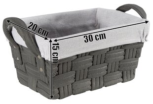 Grozs 30x20x15 cm cena un informācija | Veļas grozi un mantu uzglabāšanas kastes | 220.lv