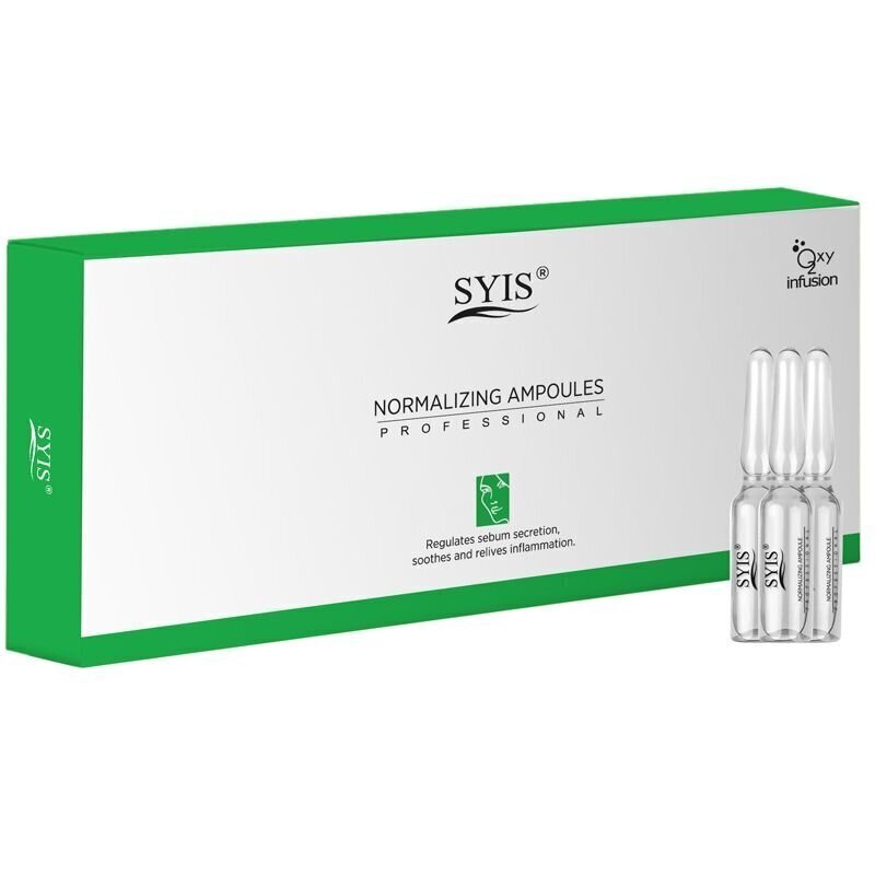 Ampulas ar cinku un vitamīnu PP Syis, 10x3 ml цена и информация | Serumi sejai, eļļas | 220.lv