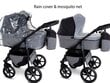 Universālie rati Boston Travel System 3in1, melni cena un informācija | Bērnu rati | 220.lv