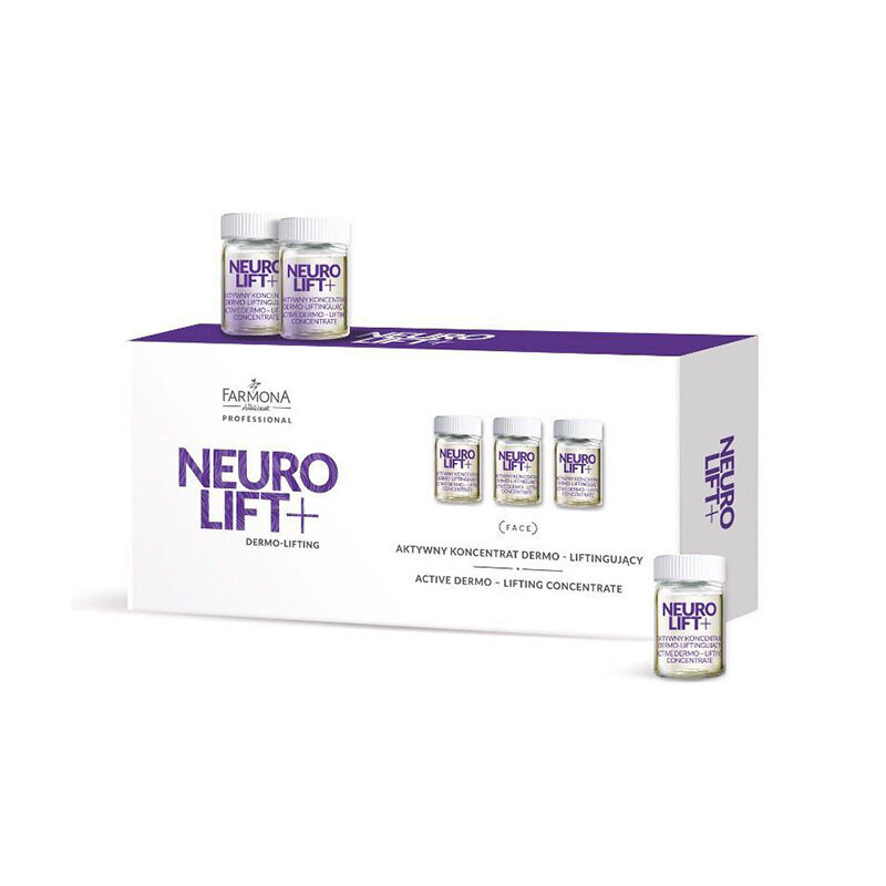 Stiprinošs koncentrāts Farmona Neuro Lift, 10x5 ml cena un informācija | Serumi sejai, eļļas | 220.lv