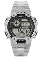 мужские часы casio ae-1000w 1bvdf (zd073g) - мировое время + коробка цена и информация | Мужские часы | 220.lv