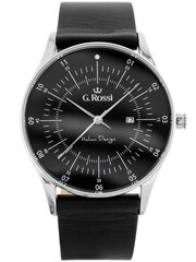 часы g. rossi - 8709a2 (zg209a) + коробка цена и информация | Мужские часы | 220.lv