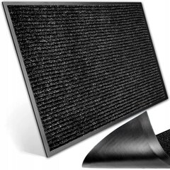 Придверный коврик 60x90 см, черный цена и информация | Придверные коврики | 220.lv