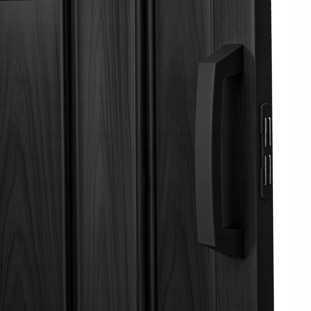 Salokāmās durvis - 004, melns ozols, 80 cm cena un informācija | Iekšdurvis | 220.lv