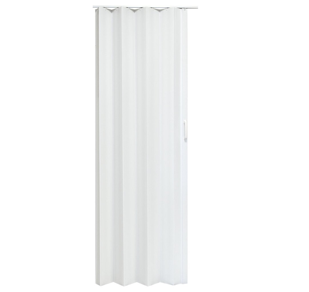 Salokāmās durvis - 004-90-06, matēti baltas, 90 cm cena un informācija | Iekšdurvis | 220.lv